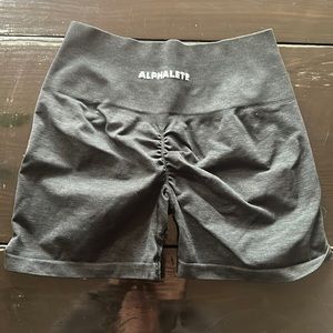 Black Alphalete amplify shorts